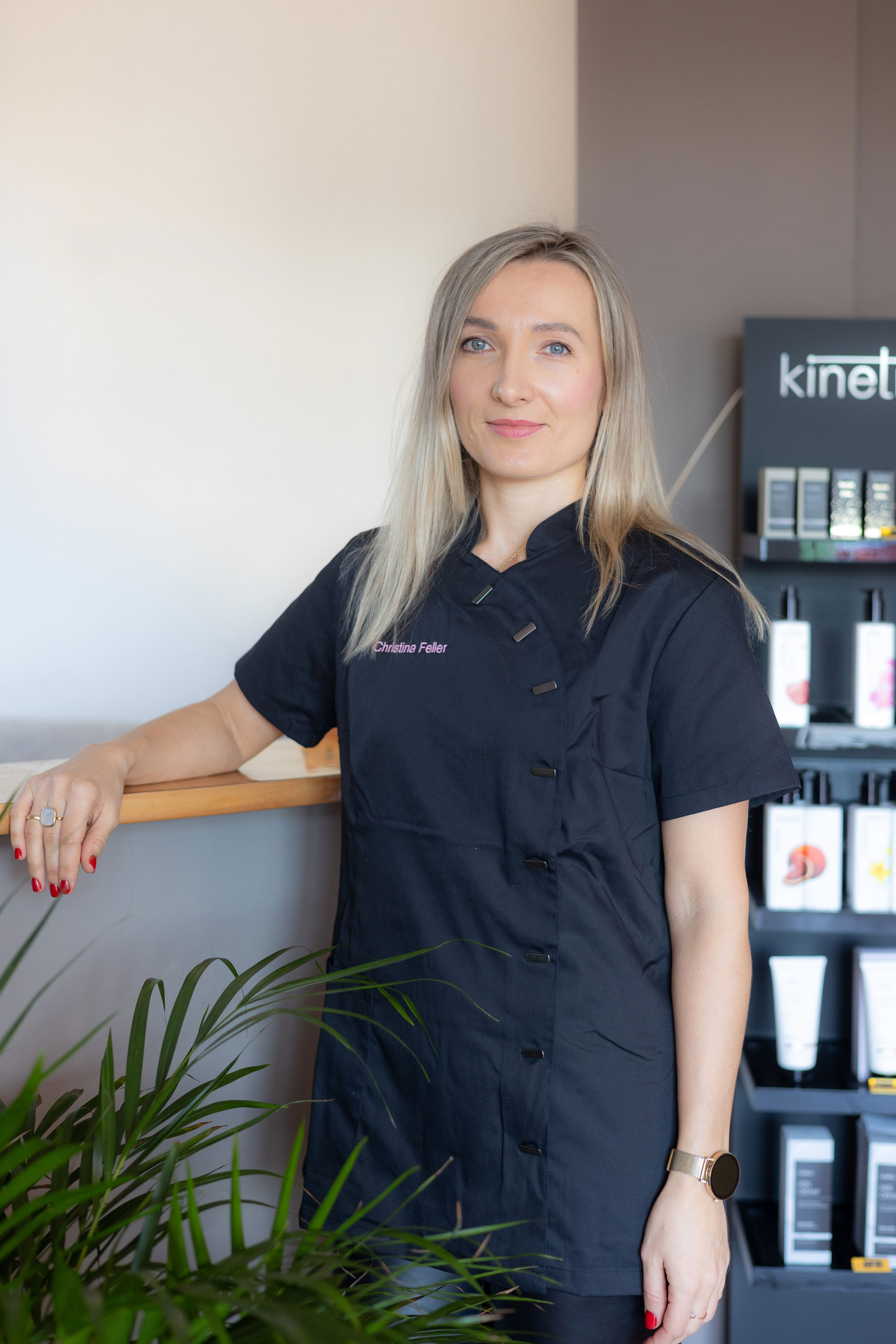 Gesicht mit gepflegter Haut